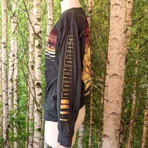 3/$15 Grey cotton long sleeve graphic tee, snowboarding, Keystone, Colorado